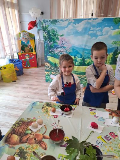 "Моето красиво Великденско яйце" - ДГ Снежанка - Велики Преслав